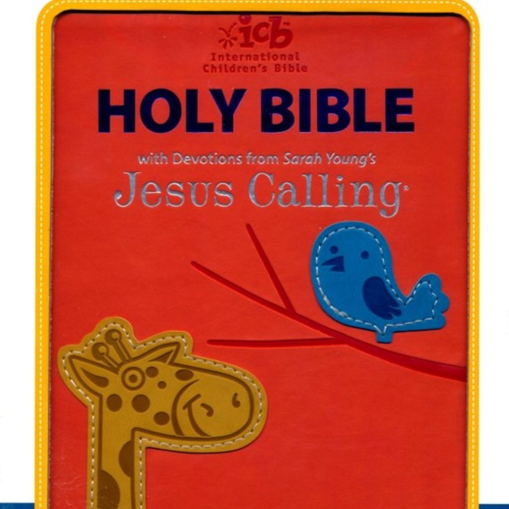 ICB Jesus Calling Bible for Children, Imitation Leather Orange-NWT